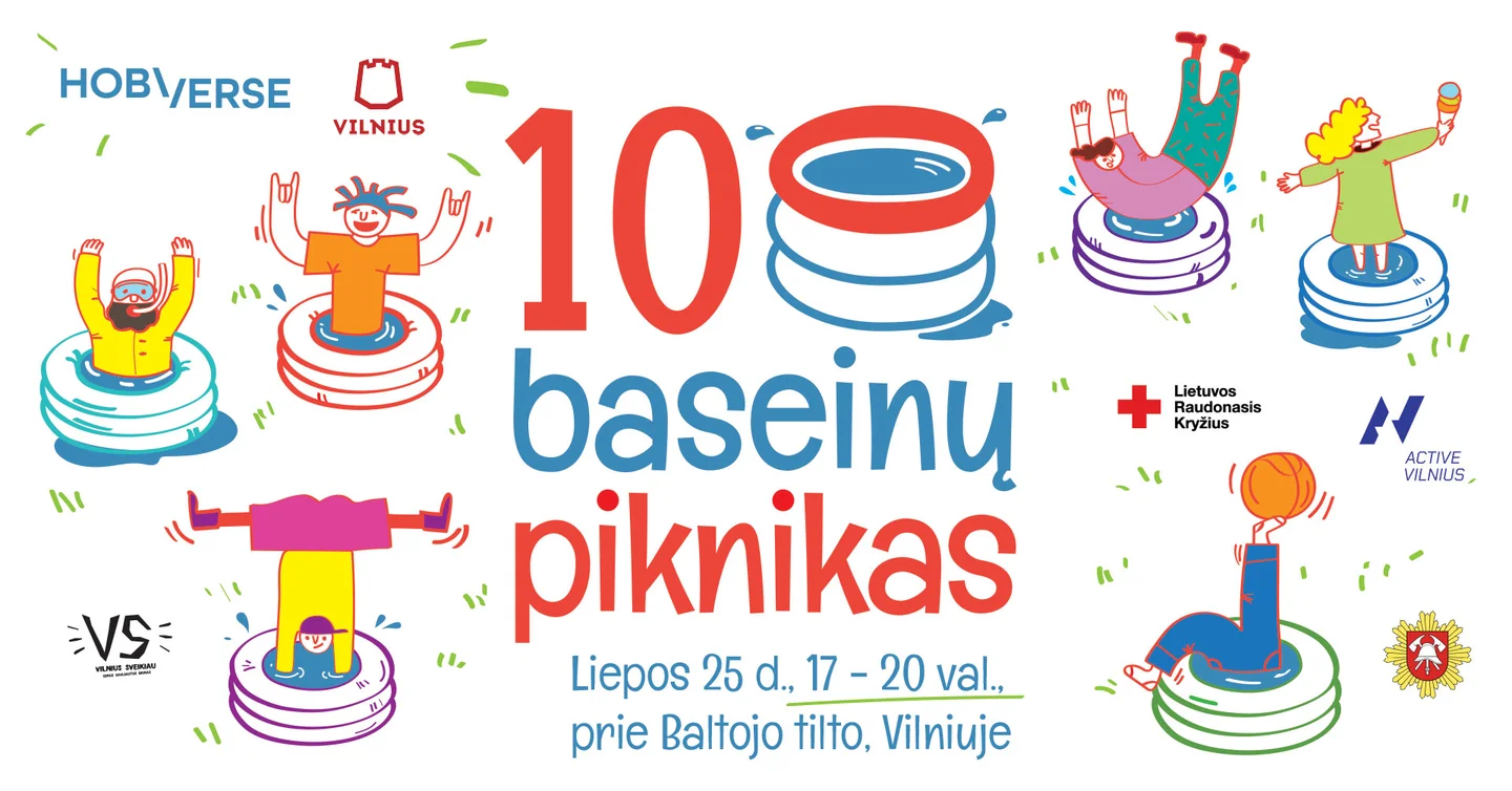 100 baseinų piknikas