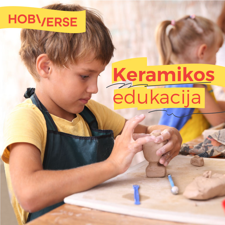 Keramikos edukacija mokykloms